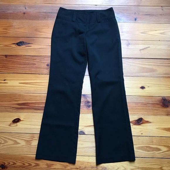 Maurices Black Straight Leg Trouser Work Pants, EUC, 1/2 - Picture 3 of 13
